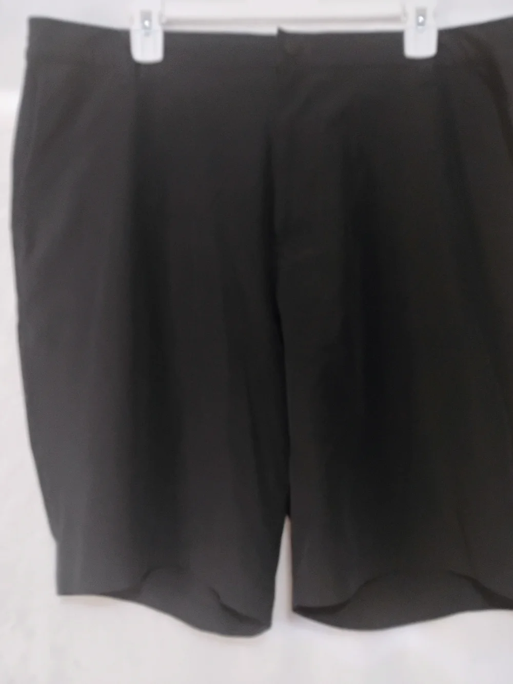 Banana Republic Mens‎ 40 Black Stretch Chino Casual Elastic Waist Golf Shorts B